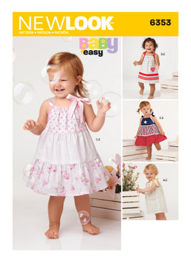 New Look N6353 | Babies' Dresses and Panties | Front of Envelope