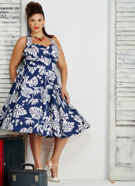 Simplicity S8051 | Misses' & Plus Size Dresses