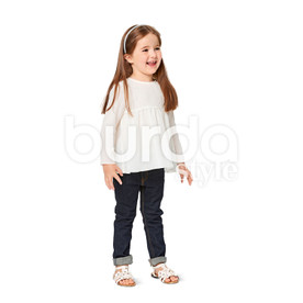 Burda Style BUR9362 | Child Dress, Blouse and Skirt