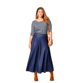 Burda Style BUR6491 | Misses' Flared Skirt