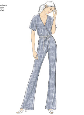 New Look N6554 | Misses' Knit Jumpsuit and Dresses