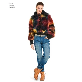 Burda Style BUR6359 | Misses' Fur Coats