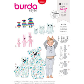 Burda Style BUR6303 | Motif Pillows | Front of Envelope