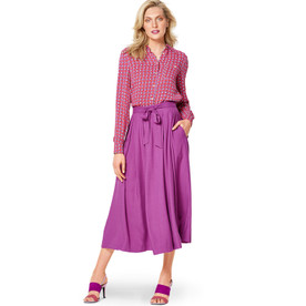 Burda Style BUR6341 | Misses' Inverted Pleat Skirt