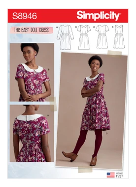Simplicity S8946 | Misses' Dresses | Front of Envelope