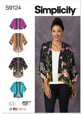 Simplicity S9124 | Misses' Jackets | Front of Envelope