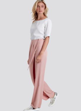 Simplicity S9111 | Misses' Faux Wrap Pants, Skirt & Shorts