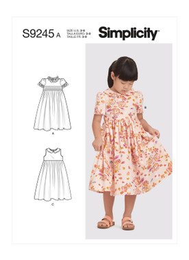 Simplicity S9245 | Children's Dress | Front of Envelope