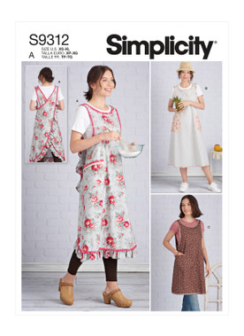 Simplicity S9312 | Misses' Aprons | Front of Envelope