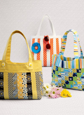 Simplicity S9398 Assorted Tote Bags & Purse Sewing Pattern