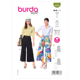 Burda Style BUR6032 | Misses' Trousers | Front of Envelope
