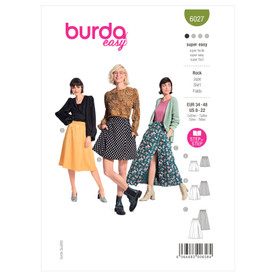Burda Style BUR6027 | Misses' Skirt | Front of Envelope