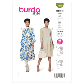Burda Style BUR5948 | Misses' Dress | Front of Envelope