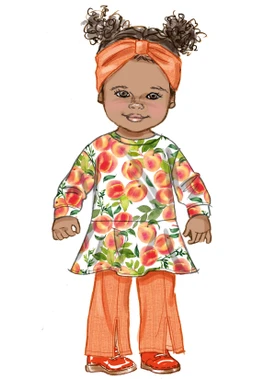 Simplicity S9720 | Babies' Knit Dress, Top, Pants, Hat and Headband in Sizes S-M-L