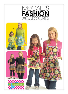 McCall's M5720 (Digital) | Misses'/Children's/Girls' Full and Half Aprons | Front of Envelope