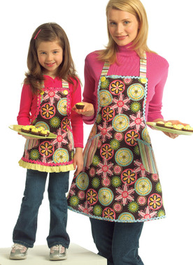 McCall's M5720 (Digital) | Misses'/Children's/Girls' Full and Half Aprons