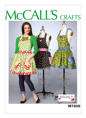 McCall's M7208 | Misses' Gathered Aprons and Petticoat | Front of Envelope