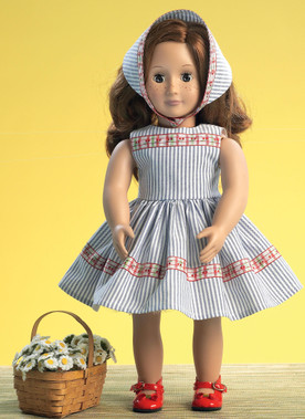 McCall's M7266 | Retro Clothes for 18" Dolls
