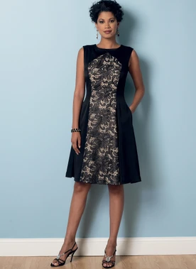 Butterick B6280 (Digital) | Misses'/Misses' Petite Curved-Seam Dresses