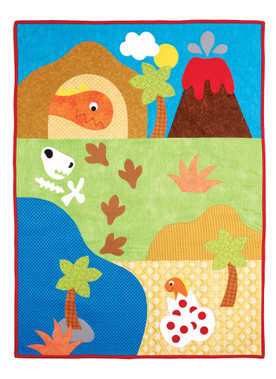 McCall's M7553 (Digital) | Dinosaur Plush Toys and Appliquéd Quilt