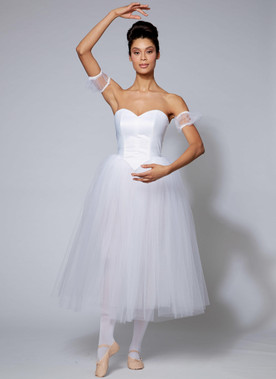 McCall's M7615 | Misses' Ballet Costumes with Boned Bodice, Skirt, and Sleeve Variations