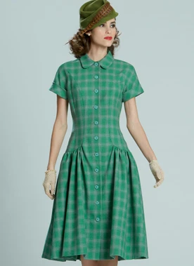 McCall's M7625 (Digital) | Misses'/Miss Petite Low-Waist, Fit and Flare Dresses