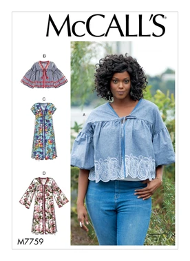 McCall's M7759 (Digital) | Misses' Jackets | Front of Envelope