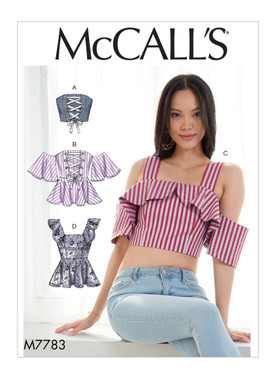 McCall's M7783 (Digital) | Misses' Tops | Front of Envelope