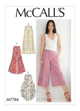 McCall's M7786 | Misses' Pants | Front of Envelope