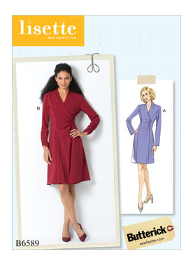 Butterick B6589 (Digital) | Misses' Dress | Front of Envelope