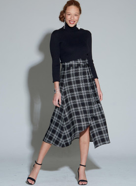 McCall's M7813 (Digital) | Misses' Skirts and Belt
