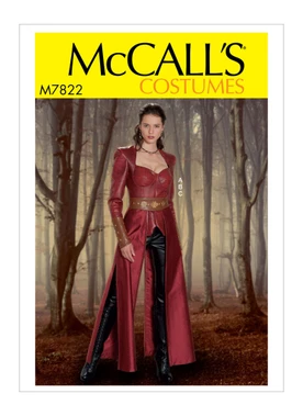 McCall's M7822 (Digital) | Misses' Costume | Front of Envelope