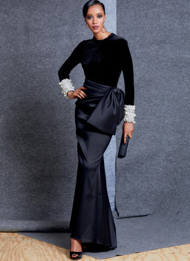 Vogue Patterns V1605 | Misses' Top and Skirt