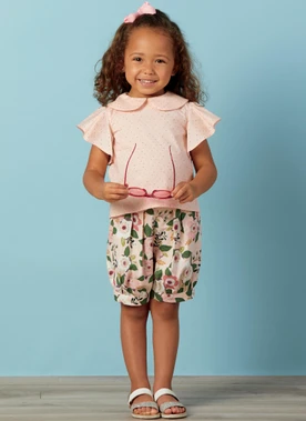 McCall's M7887 (Digital) | Toddler's Tops and Shorts