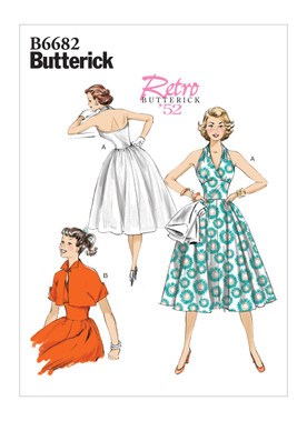 Butterick B6682 | Misses' Dress and Jacket | Front of Envelope