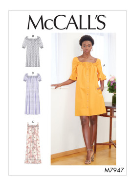 McCall's M7947 (Digital) | Misses' Dresses | Front of Envelope