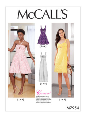 McCall's M7954 (Digital) | Misses' Special Occasion | Front of Envelope