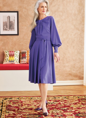 Butterick B6704 (Digital) | Misses' Dress & Sash