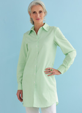 Butterick B6747 | Misses' Button-Down Collared Shirts