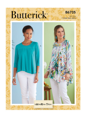 Butterick B6735 (Digital) | Misses' Top | Front of Envelope