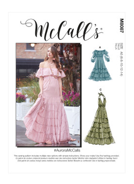 McCall's M8087 | Misses' Dresses | Front of Envelope