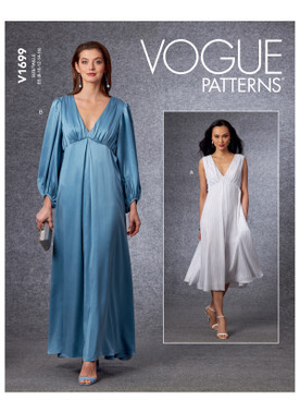 Vogue Patterns V1699 | Misses' Dress | Front of Envelope