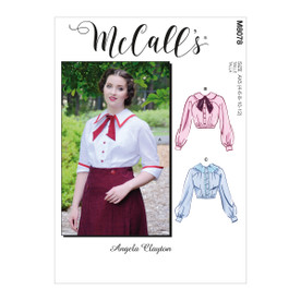 McCall's M8078 | Misses' Historical Blouse | Front of Envelope