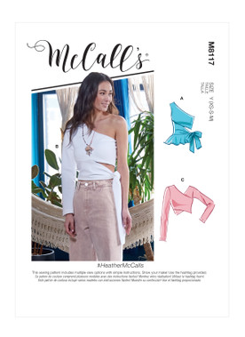 McCall's M8117 | Misses' Tops | Front of Envelope