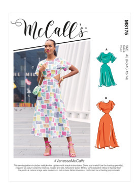 McCall's M8175 (Digital) | Misses' Dresses | Front of Envelope
