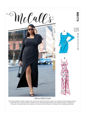 McCall's M8174 | Misses' & Women's Dresses | Front of Envelope