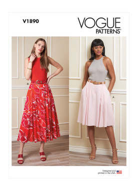 Vogue Patterns V1890 | Misses' Skirts | Front of Envelope