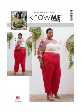 Know Me ME2005 (Digital) | Women's Top and Pants by Aaronica B. Cole