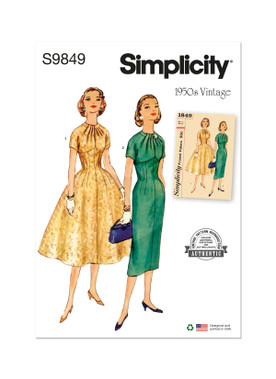 Simplicity Vintage Dress S9846 - The Fold Line