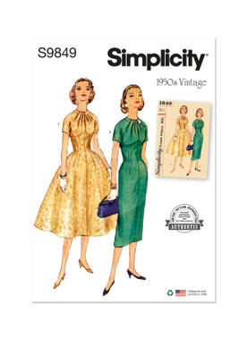 1950s Vintage Simplicity Pattern 3296 Baby Girls Slip & Undies Set